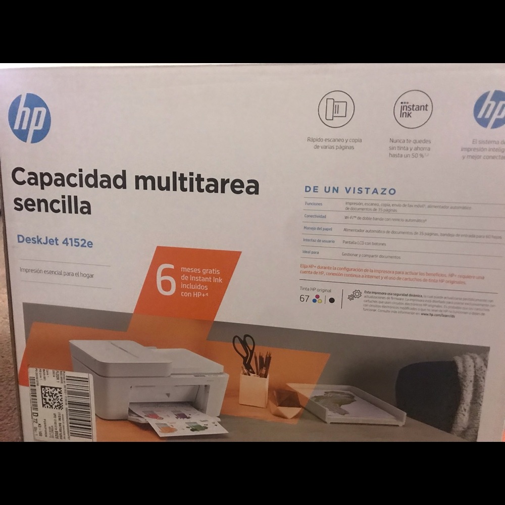 A brand new hp printer.